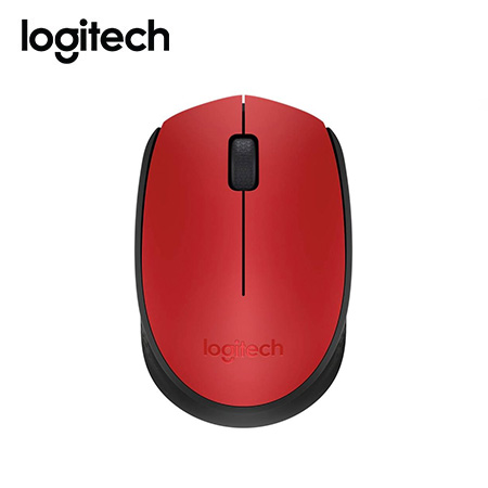 MOUSE LOGITECH M170 WIRELESS RED (PN 910-004941)*