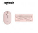KIT LOGITECH TECLADO K380 ROSE 920-009594 + MOUSE PEBBLE M350 ROSE 910-005769*