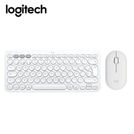 KIT LOGITECH TECLADO K380 WHITE 920-009595 + MOUSE PEBBLE M350 WHITE 910-005770*