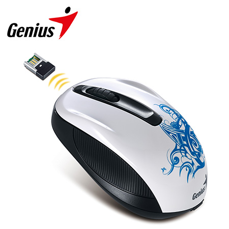 MOUSE GENIUS TRAVELER NX-6510 TATTOO WIRELESS OPTICAL WHITE (PN 31030025102)