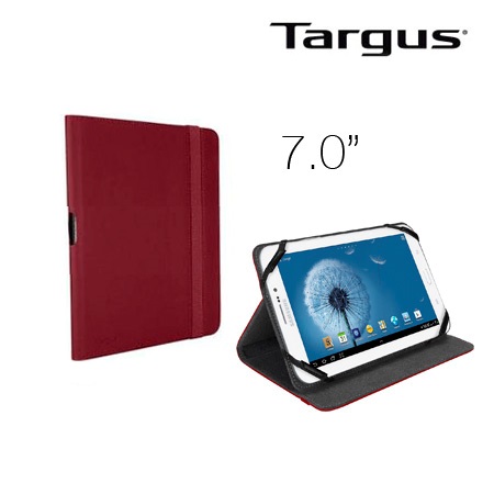 ESTUCHE TARGUS P/TABLET 7" UNIVERSAL KICKSTAND RED (THZ20602US-51)