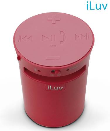 PARLANTE ILUV BLUETOOTH HANDS FREE BT SPEAKER RED (PN ISP165RED)