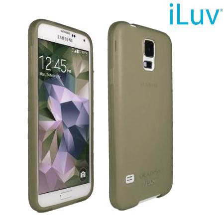 ESTUCHE ILUV P/GALAXY S5 GELATO SOFT FLEXIBLE CASE SILVER (PN SS5GELABK)