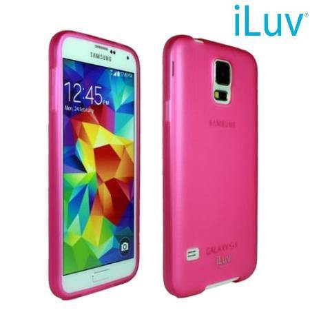 ESTUCHE ILUV P/GALAXY S5 GELATO SOFT FLEXIBLE CASE PINK (PN SS5GELAPN)