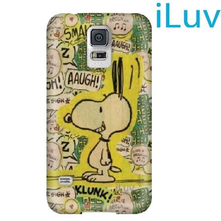 ESTUCHE ILUV P/GALAXY S5 SNOOPY HARDSHELL CASE GREEN (PN SS5SNOOGN)