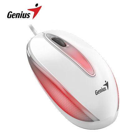 MOUSE GENIUS DX-MINI USB BLUEEYE RGB WHITE (31010025401)