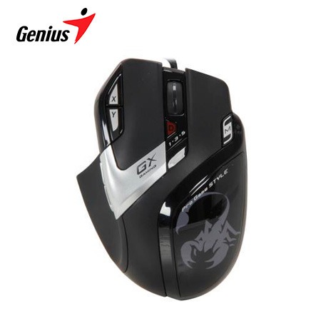 MOUSE GENIUS DEATHTAKER PROFESIONAL BLACK USB (PN 31010129101)