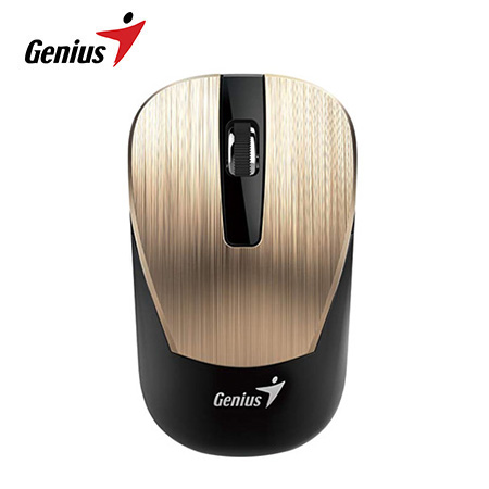 MOUSE GENIUS ECO-8015 WIRELESS BLUEEYE BATERIA RECARGABLE GOLD (31030005400)