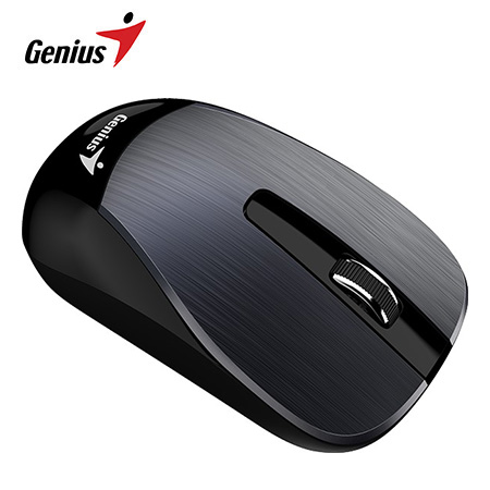 MOUSE GENIUS ECO-8015 WIRELESS BLUEEYE RECARGABLE IRON GREY (31030011412)