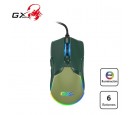 MOUSE GENIUS GX SCORPION M700 7200 DPI 6-BOT PROGRAMABLES + MEMORIA INTEGRADA RGB ARMY GREEN (31040009401)