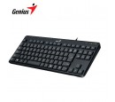 TECLADO GENIUS TKL LUXEMATE 110 USB MULTIMEDIA SP BLACK (31300012401)