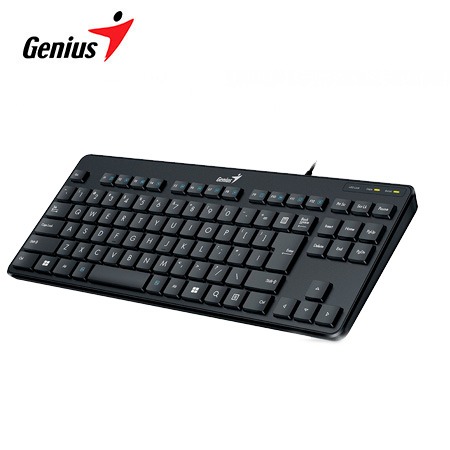 TECLADO GENIUS TKL LUXEMATE 110 USB MULTIMEDIA SP BLACK (31300012401)