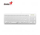 TECLADO GENIUS SLIMSTAR Q200 USB MULTIMEDIA SP WHITE (31310020411)