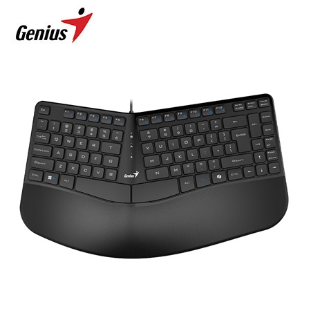 TECLADO GENIUS ERGO KB-700 C/TECLA COPILOT USB SP BLACK (31310053401)