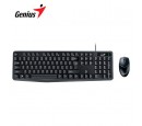 TECLADO GENIUS + MOUSE KM-170 USB MULTIMEDIA SP BLACK (31330006402)