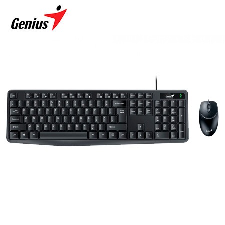 TECLADO GENIUS + MOUSE KM-170 USB MULTIMEDIA SP BLACK (31330006402)