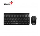 TECLADO GENIUS + MOUSE LUXEMATE Q8000 TKL WIRELESS USB MULTIMEDIA SP BLACK (31340013401)