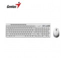 TECLADO GENIUS + MOUSE SLIMSTAR 8230 WIRELESS/BLUETOOTH MULTIMEDIA SP WHITE (31340015401)