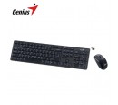 TECLADO GENIUS + MOUSE SLIMSTAR 8230 WIRELESS/BLUETOOTH MULTIMEDIA SP BLACK (31340015407)