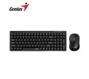 TECLADO GENIUS + MOUSE LUXEMATE Q8100 AI COPILOT WIRELESS COMPACT MULTIMEDIA SP BLACK (31340019401)