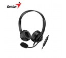 AUDIFONO C/MICROF. GENIUS HS-235U AI COPILOT 40MM USB-A BLACK (31710036400)