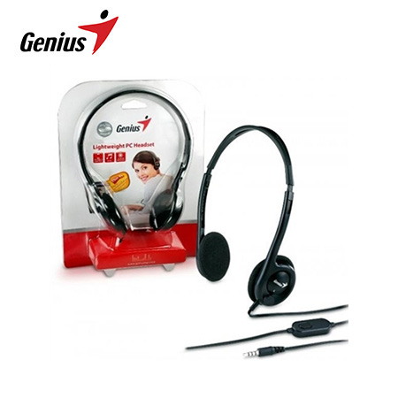 AURICULARES + MIC GENIUS HS-200C BLACK - Info Service Computacion - Venta  de Computadoras, Notebooks, Monitores, Camaras, Informatica, Servicio  Tecnico