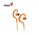 AUDIFONO C/MICROF. GENIUS P/SMARTPHONE HS-M270BLACK/ORANGE (PN 31710195101)