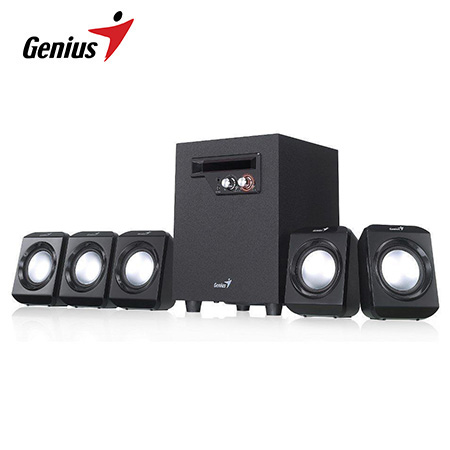 PARLANTE GENIUS SW-5.1 1020II USB POWER 100V-240V BLACK (PN 31730014400)