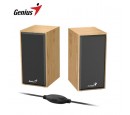 PARLANTE GENIUS SP-HF180 6W USB POWER PINE WOOD (31730029404)