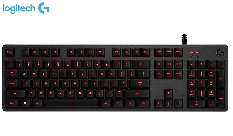 TECLADO LOGITECH G413 RED BACKLIGHT MECHANICAL GAMING CARBON (PN 920-008300)