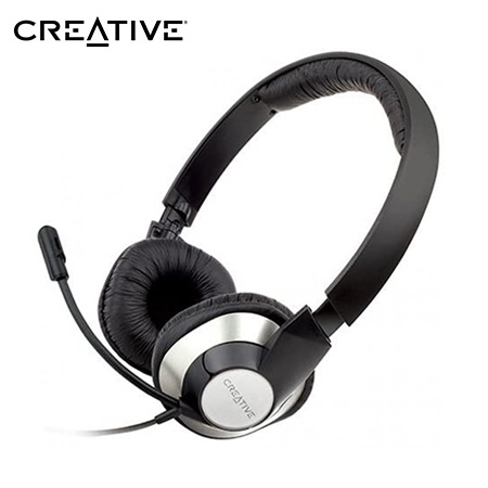 AUDIFONO C/MICROF. CREATIVE CHATMAX HS-720 USB NOISE-CANCELLING BLACK/SILVER (51EF0410AA004)