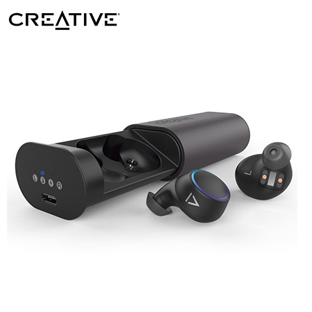 AUDIFONO C/MICROF. CREATIVE OUTLIER AIR TRUE WIRELESS IN-EARS IPX5 BLUETOOTH BLACK (51EF0830AA002)