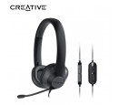 AUDIFONO C/MICROF. CREATIVE HS-720 V2 USB-A 30MM MICROMONITORIZACIN NOISE-CANCELLING MUTE LIGERO 135G  BLACK (51EF0960AA000)