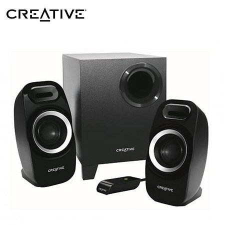 PARLANTE CREATIVE A250 2.1 BLACK (PN 51MF0420AA001)