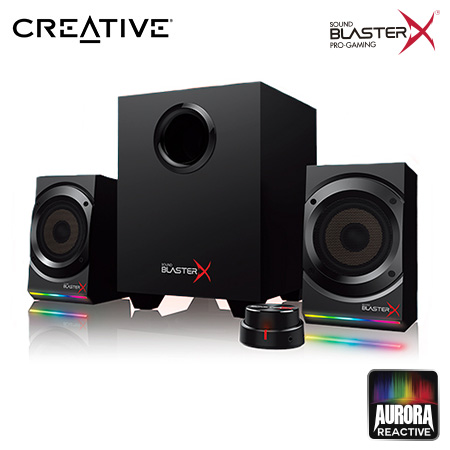 PARLANTE CREATIVE GAMING KRATOS S5 SBX 2.1 RGB BLACK (PN 51MF0470AA000)