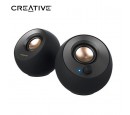 PARLANTE CREATIVE PEBBLE 4.4W 2.0 3.5MM USB-POWER BLACK (51MF1680AA000)