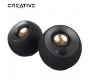 PARLANTE CREATIVE PEBBLE V2  2.0  8W/16W 3.5MM USB-C-POWER BLACK (51MF1695AA000)