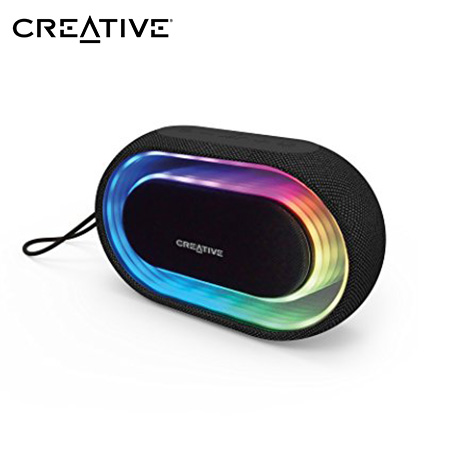 PARLANTE CREATIVE HALO BLUETOOTH ILUMINACION XPECTRA MIC.BLACK (PN 51MF8275AA000)