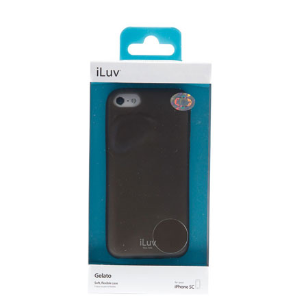 ESTUCHE ILUV P/IPHONE 5C GELATO SOFT FLEXIBLE CASE BROWN BLACK(PN AILGELABK)