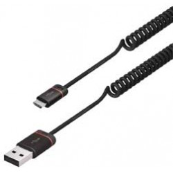 CABLE DE CARGA/SINCRONIZACION ILUV P/GALAXY S BLACK (PN ICB360BLK)