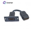 PLACA DE PARED KRAMER W-H(W-HDMI)(B) INSERCION HDMI (85-0009399)