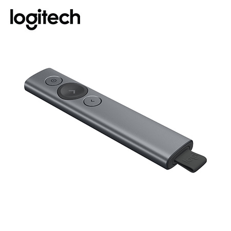 PUNTERO LOGITECH SPOTLIGHT WIRELESS 30M DARK GREY (PN 910-004654)