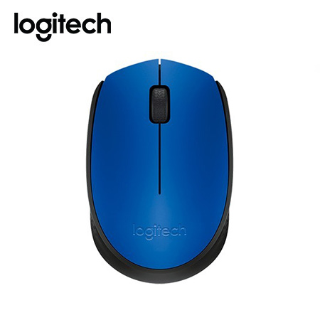 MOUSE LOGITECH M170 WIRELESS BLUE (910-004800)*