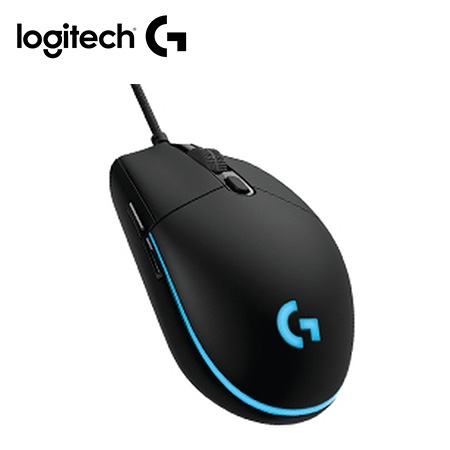 MOUSE LOGITECH G PRO OPTICAL GAMING USB BLACK USA (PN 910-004855)