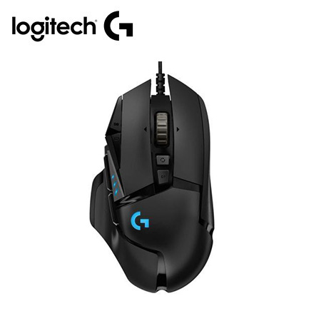 MOUSE LOGITECH G502 HERO 16000 DPI RGB BLACK (910-005469)