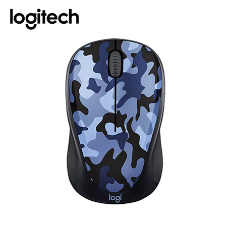 MOUSE LOGITECH M317C WIRELESS BLUE CAMO (910-005668)