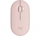 MOUSE LOGITECH PEBBLE M350 SILENT WIRELESS/BLUETOOTH ROSE (910-005769)