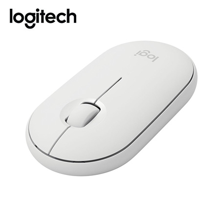 MOUSE LOGITECH PEBBLE M350 SILENT WIRELESS/BLUETOOTH WHITE (910-005770)