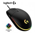 MOUSE LOGITECH G203 LIGHTSYNC OPTICAL 8000 DPI RGB BLACK (910-005790)