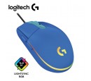 MOUSE LOGITECH G203 LIGHTSYNC OPTICAL 8000 DPI RGB BLUE (910-005792)